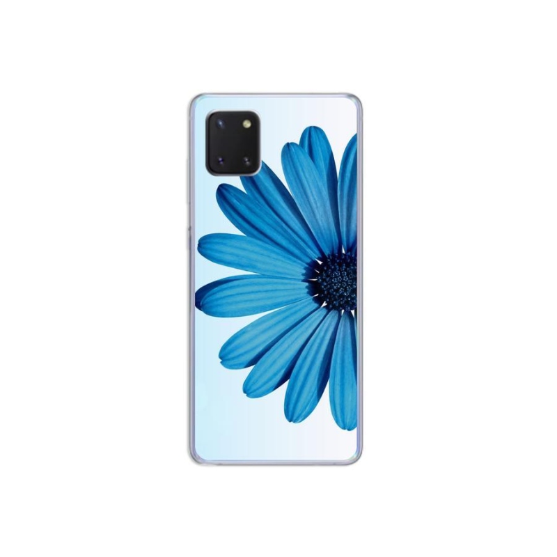 Gél tok mmCase Samsung Galaxy Note 10 Lite készülékhez - kék margaréta