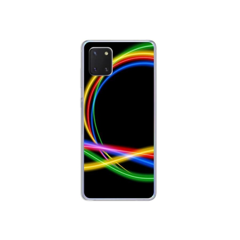 Gél tok mmCase Samsung Galaxy Note 10 Lite készülékhez - neon körök