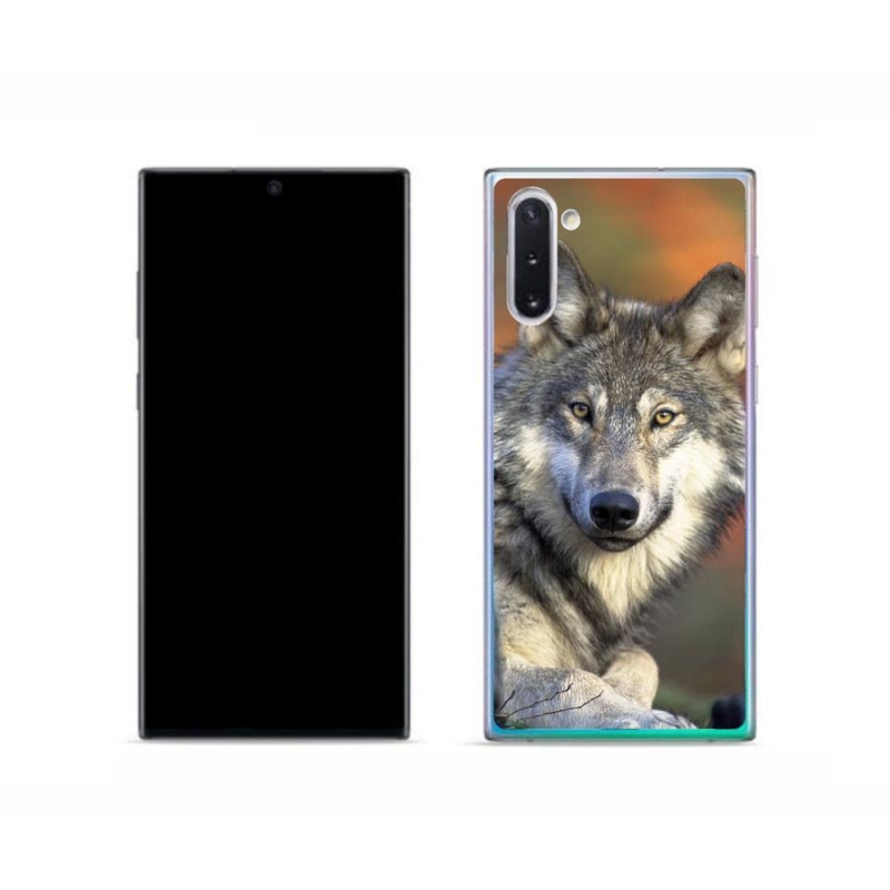 Gél tok mmCase a Samsung Galaxy Note 10 - farkashoz