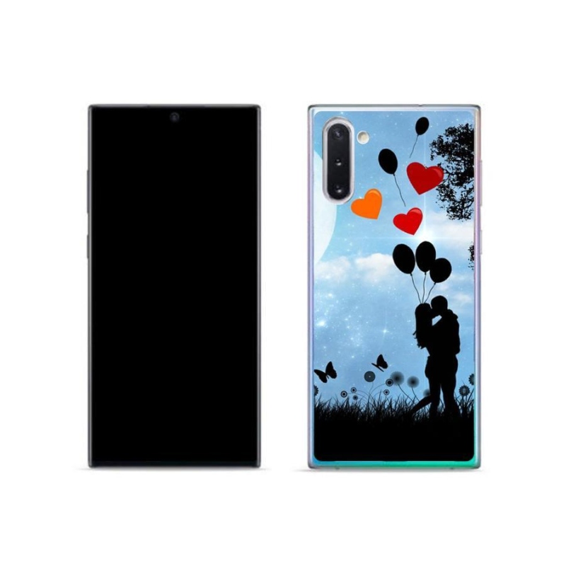 Gél tok mmCase a Samsung Galaxy Note 10 készülékhez - szerelmes pár