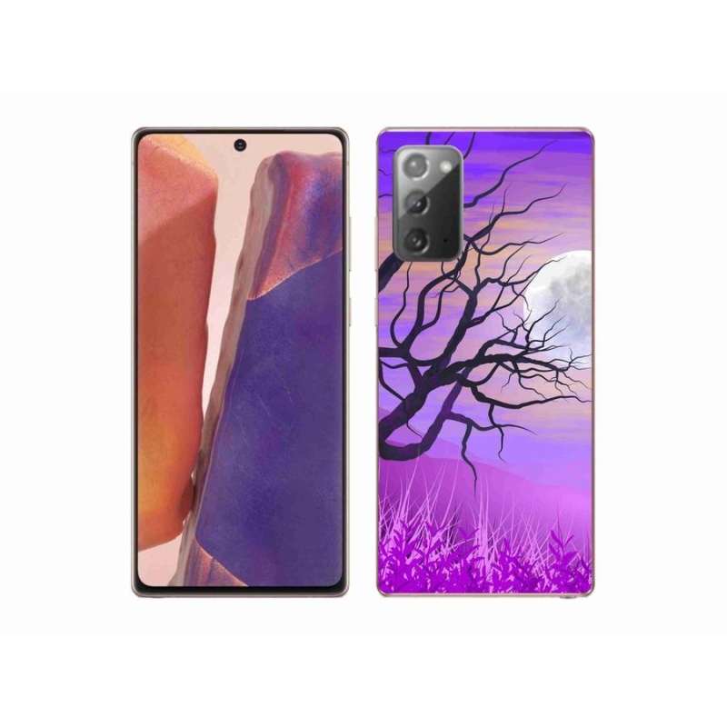 Gél tok mmCase Samsung Galaxy Note 20/Note 20 5G - rajzfilmes kidőlt fa mmCase a Samsung Galaxy Note 20/Note 20 5G számára