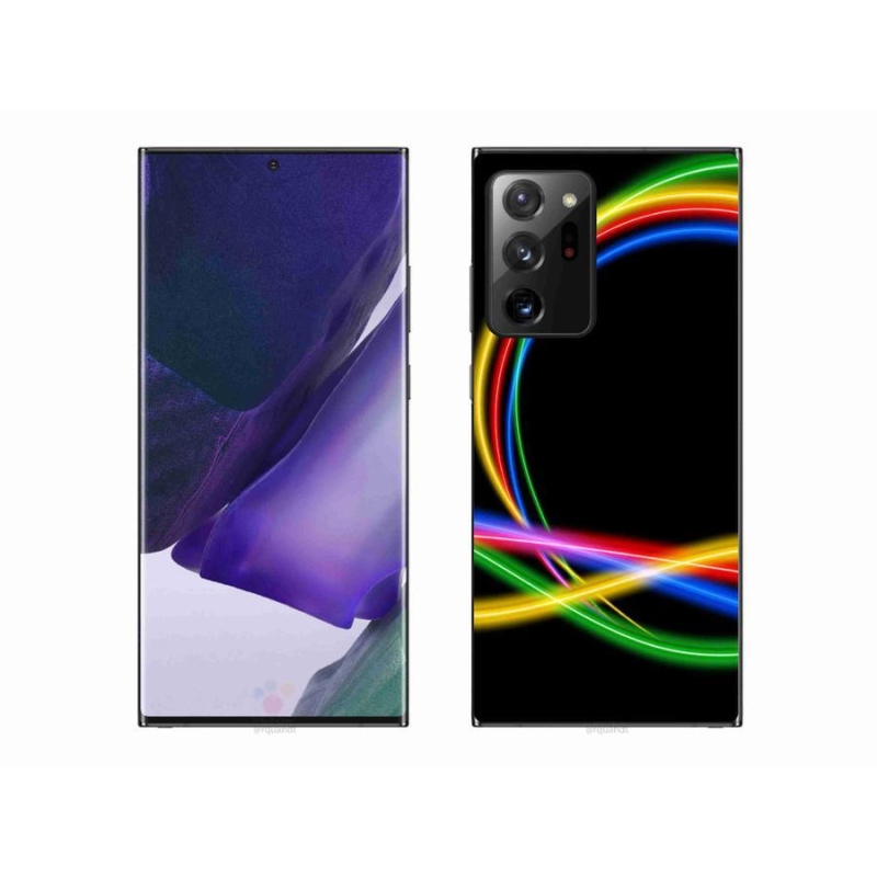 Gél tok mmCase a Samsung Galaxy Note 20 Ultra készülékhez - neon karikák