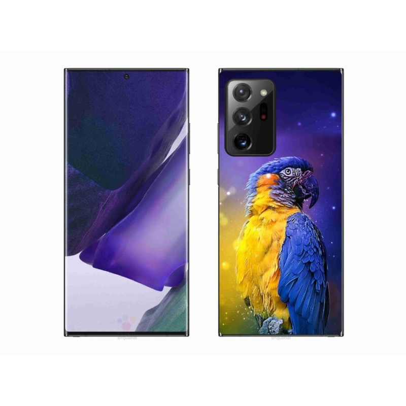 Gél tok mmCase a Samsung Galaxy Note 20 Ultra készülékhez - papagáj ara 1