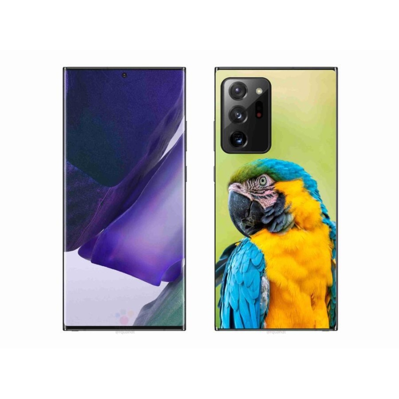 Gél tok mmCase a Samsung Galaxy Note 20 Ultra készülékhez - papagáj ara 2