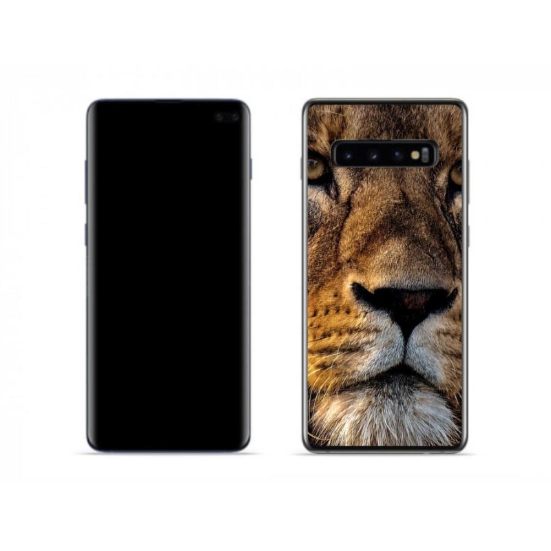Gél tok mmCase Samsung Galaxy S10 készülékhez - oroszlán