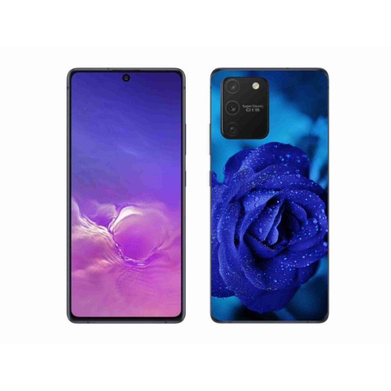 Gél tok mmCase Samsung Galaxy S10 Lite készülékhez - kék rózsa