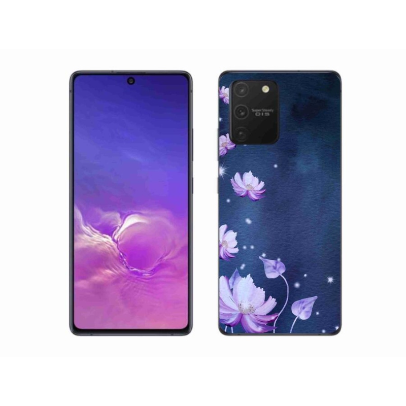 Gél tok mmCase mobiltelefonhoz Samsung Galaxy S10 Lite - hulló virágok