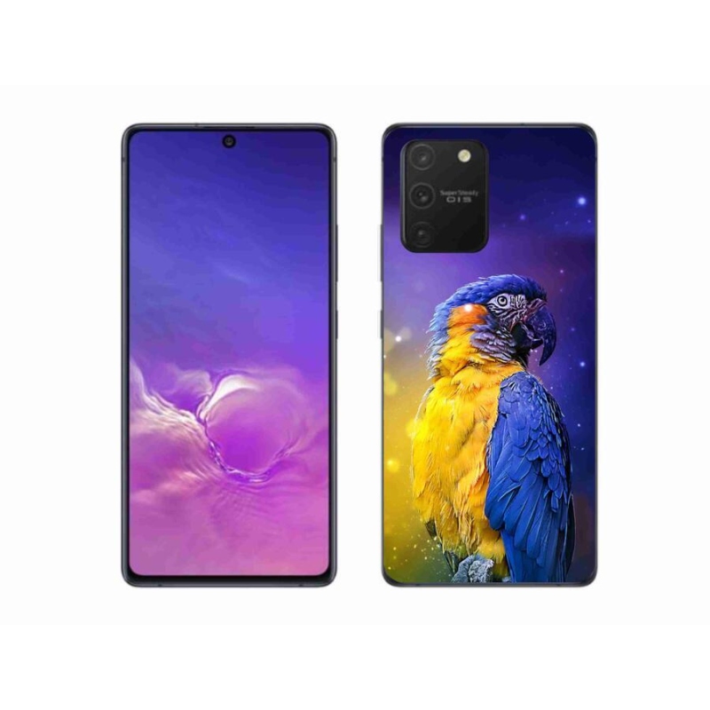 Gél tok mmCase Samsung Galaxy S10 Lite készülékhez - papagáj ara 1