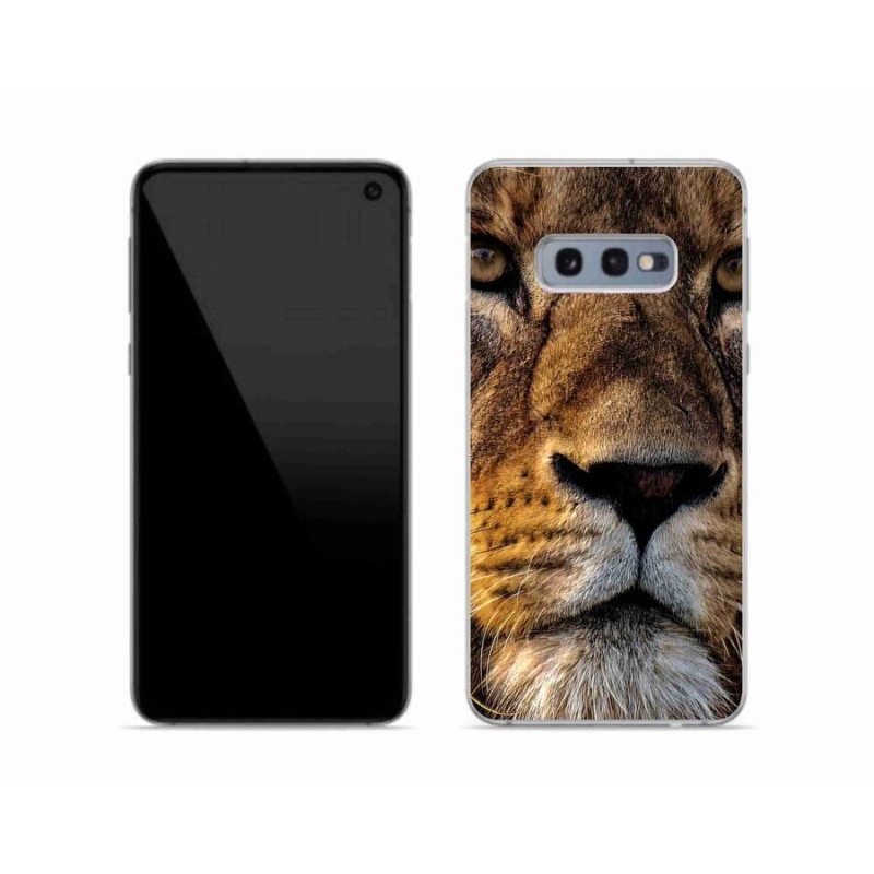 Gél tok mmCase Samsung Galaxy S10e készülékhez - oroszlán