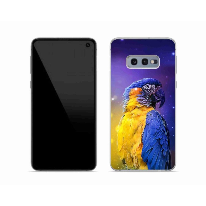 Gél tok mmCase Samsung Galaxy S10e készülékhez - papagáj ara 1