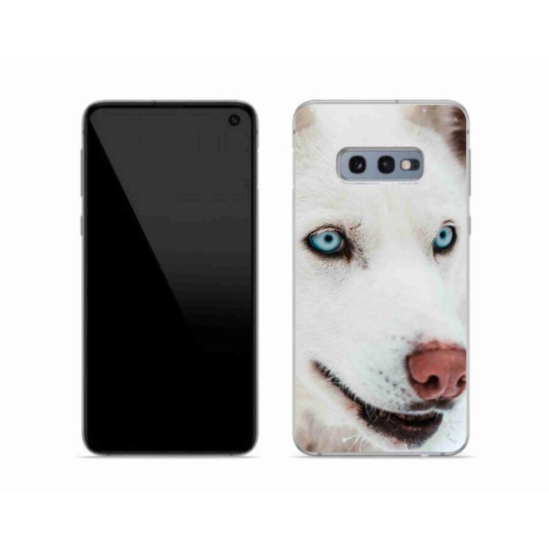 Gél tok mmCase a Samsung Galaxy S10e készülékhez - kutyaszemmel nézve