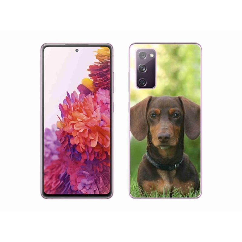 Gél tok mmCase Samsung Galaxy S20 FE készülékhez - barna tacskó