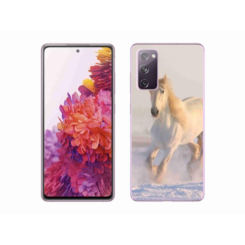 Gél tok mmCase a Samsung Galaxy S20 FE készülékhez - ló a hóban