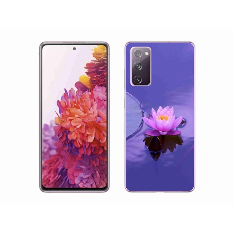 Gél tok mmCase a Samsung Galaxy S20 FE készülékhez - virág a felületen