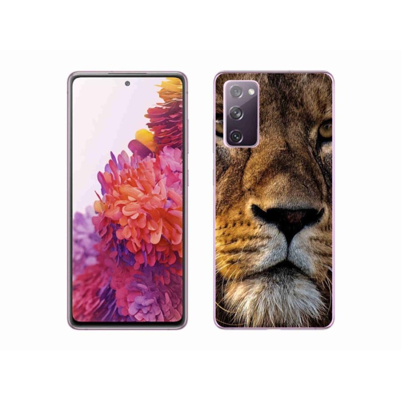 Gél tok mmCase a Samsung Galaxy S20 FE készülékhez - oroszlán