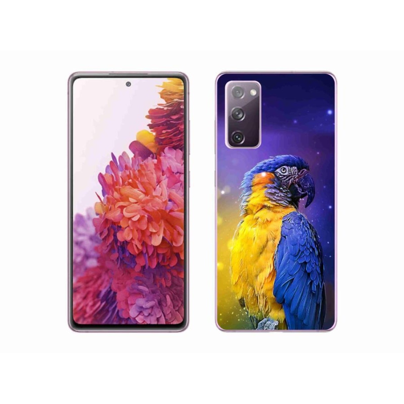 Gél tok mmCase a Samsung Galaxy S20 FE készülékhez - papagáj ara 1