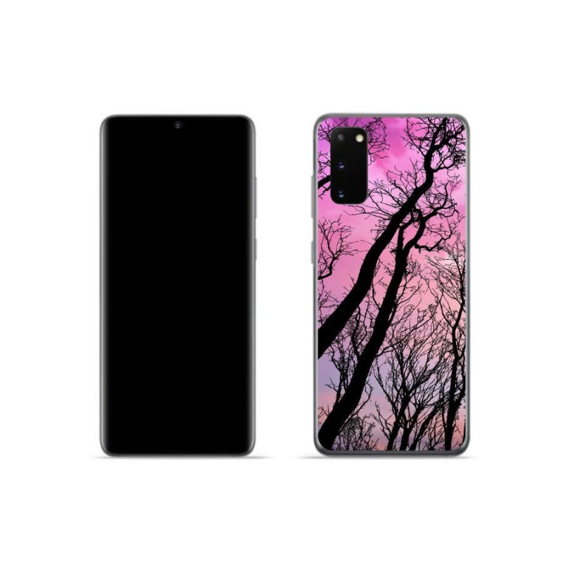 Gél tok mmCase a Samsung Galaxy S20 készülékhez - kidőlt fák