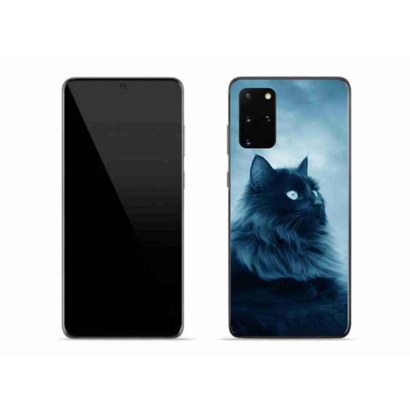 Gél tok mmCase a Samsung Galaxy S20 Plus készülékhez - fekete macska 1