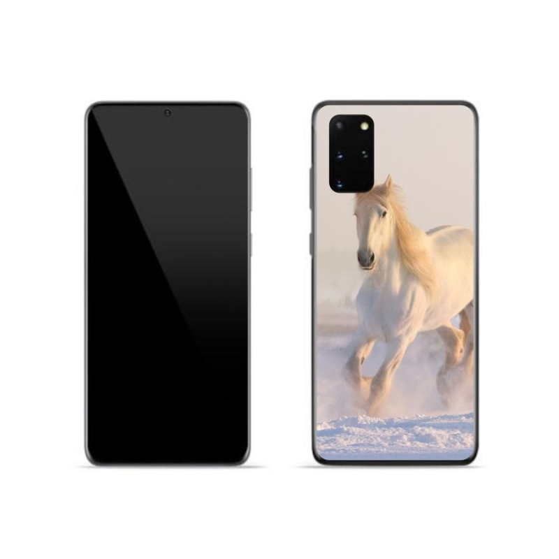 Gél tok mmCase Samsung Galaxy S20 Plus készülékhez - ló a hóban
