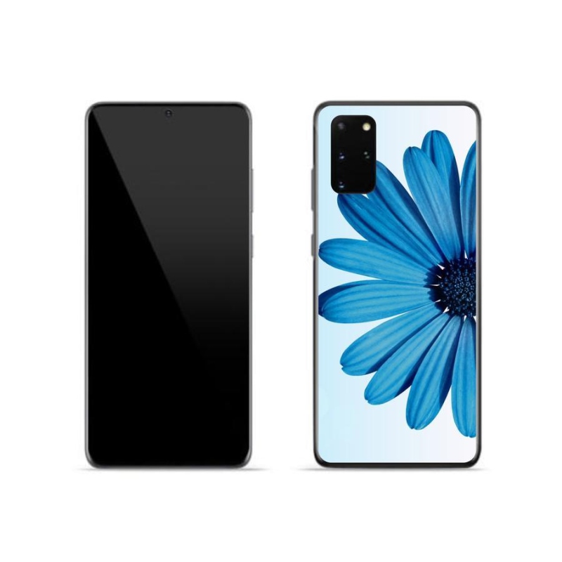 Gél tok mmCase Samsung Galaxy S20 Plus készülékhez - kék margaréta