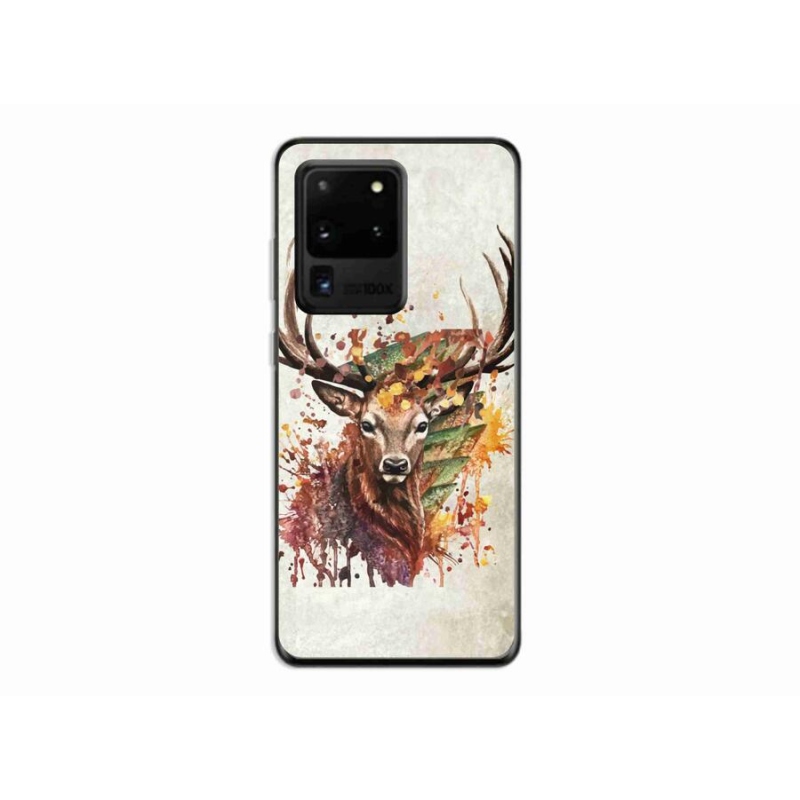 Gél tok mmCase a Samsung Galaxy S20 Ultra készülékhez - szarvas 1