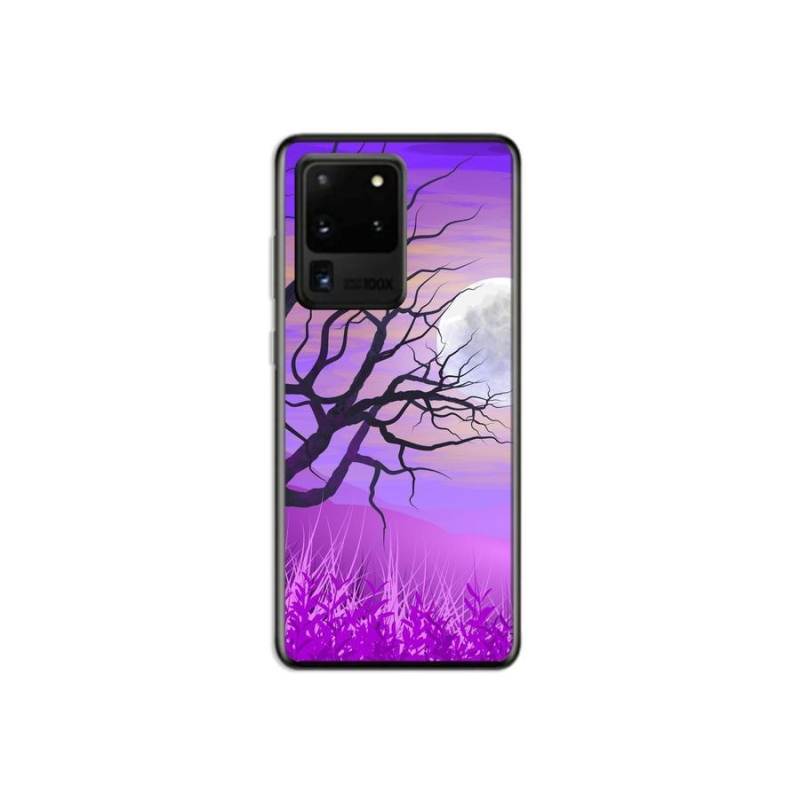 Gél tok mmCase mobiltelefonhoz Samsung Galaxy S20 Ultra - karikatúra kidőlt fa