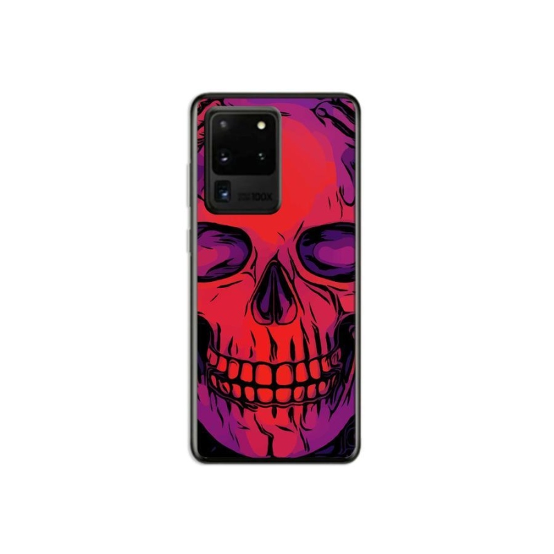 Gél tok mmCase Samsung Galaxy S20 Ultra készülékhez - koponya