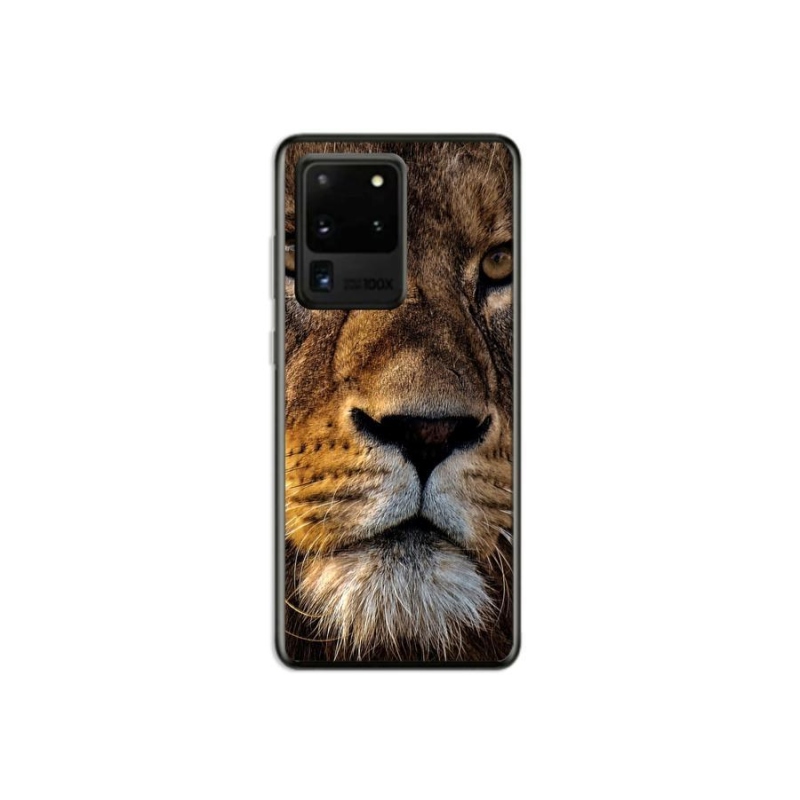 Gél tok mmCase a Samsung Galaxy S20 Ultra készülékhez - oroszlán