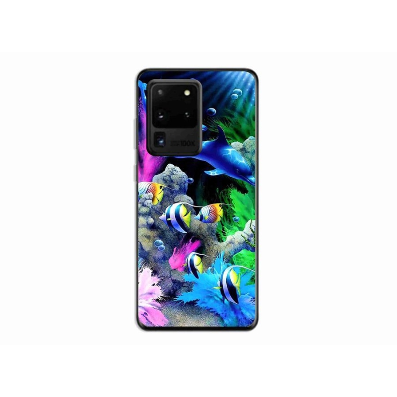 Gél tok mmCase Samsung Galaxy S20 Ultra készülékhez - tengeri világ