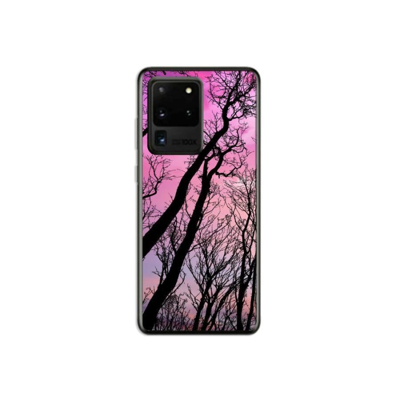 Gél tok mmCase a Samsung Galaxy S20 Ultra készülékhez - kidőlt fák
