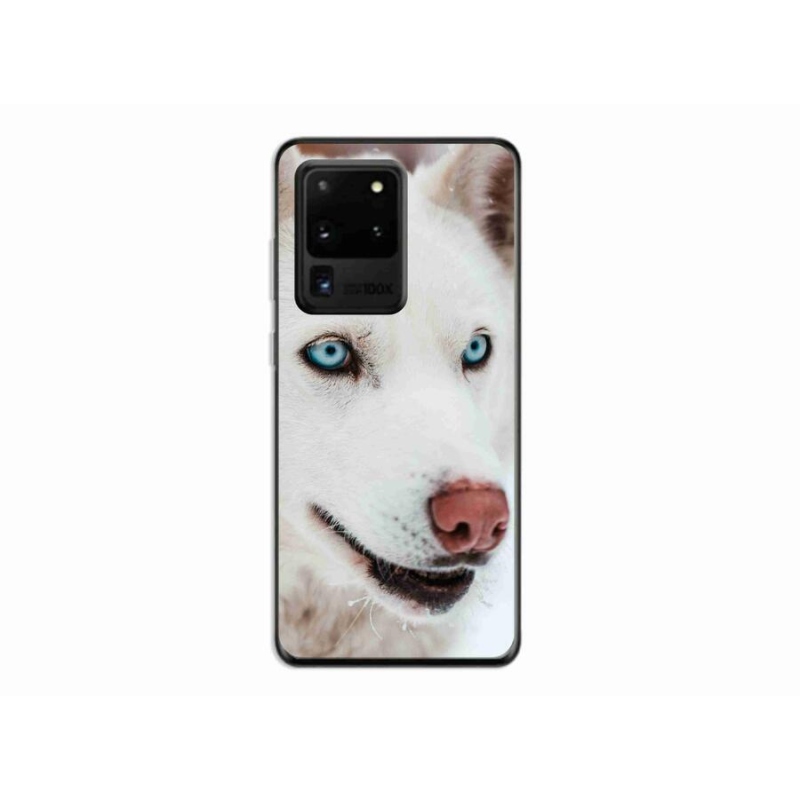 Gél tok mmCase a Samsung Galaxy S20 Ultra készülékhez - kutyaszemmel nézve