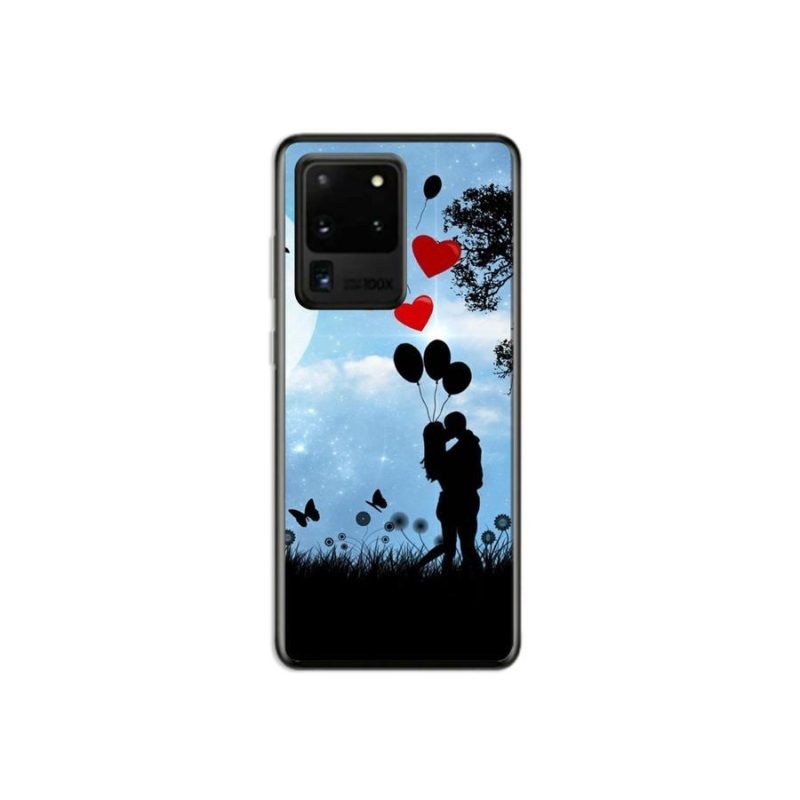 Gél tok mmCase a Samsung Galaxy S20 Ultra készülékhez - szerelmes pár