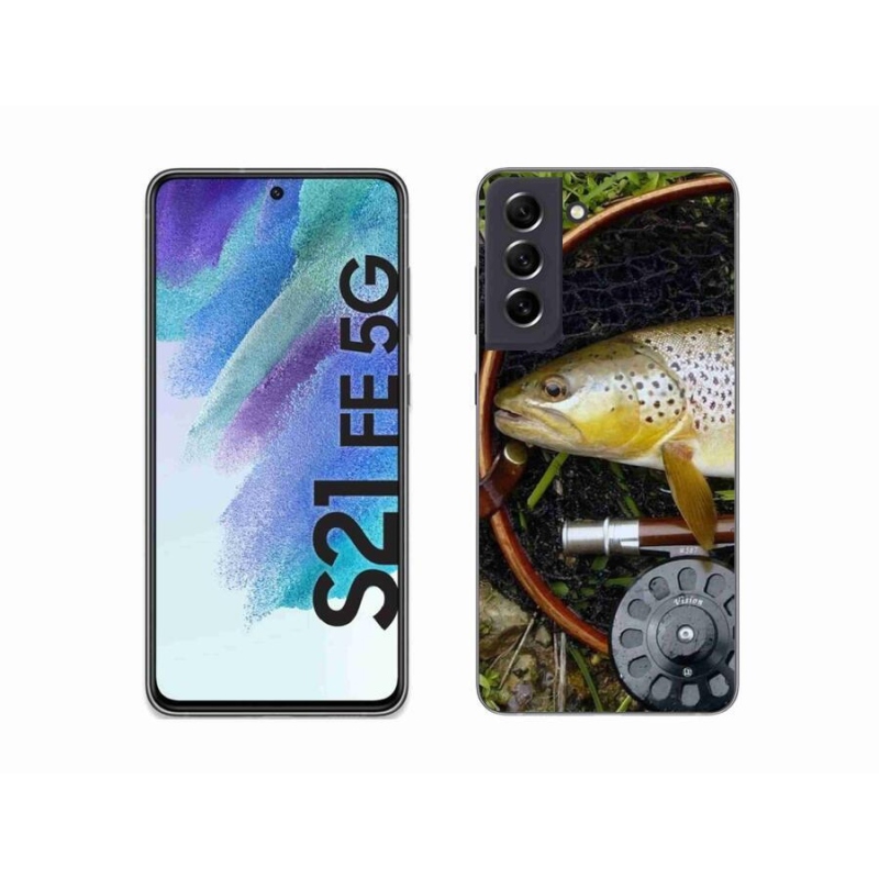 Gél tok mmCase a Samsung Galaxy S21 FE 5G készülékhez - pisztráng 2