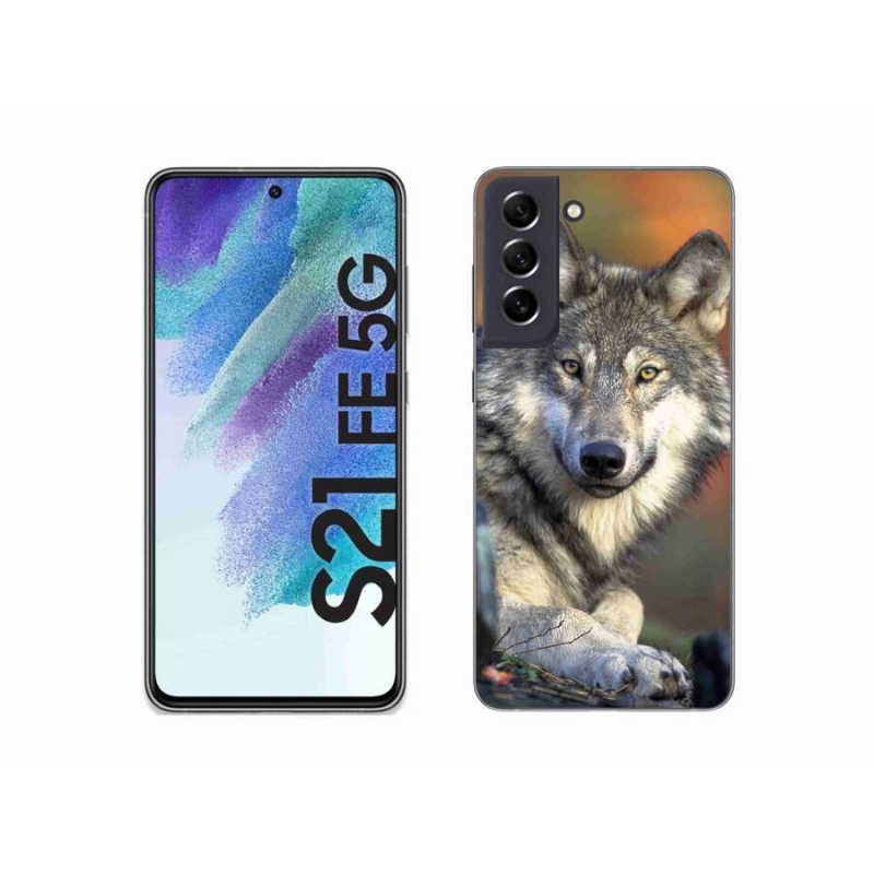 Gél tok mmCase a Samsung Galaxy S21 FE 5G készülékhez - farkas