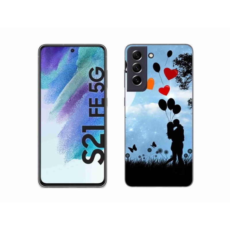 Gél tok mmCase Samsung Galaxy S21 FE 5G - szerelmes pár