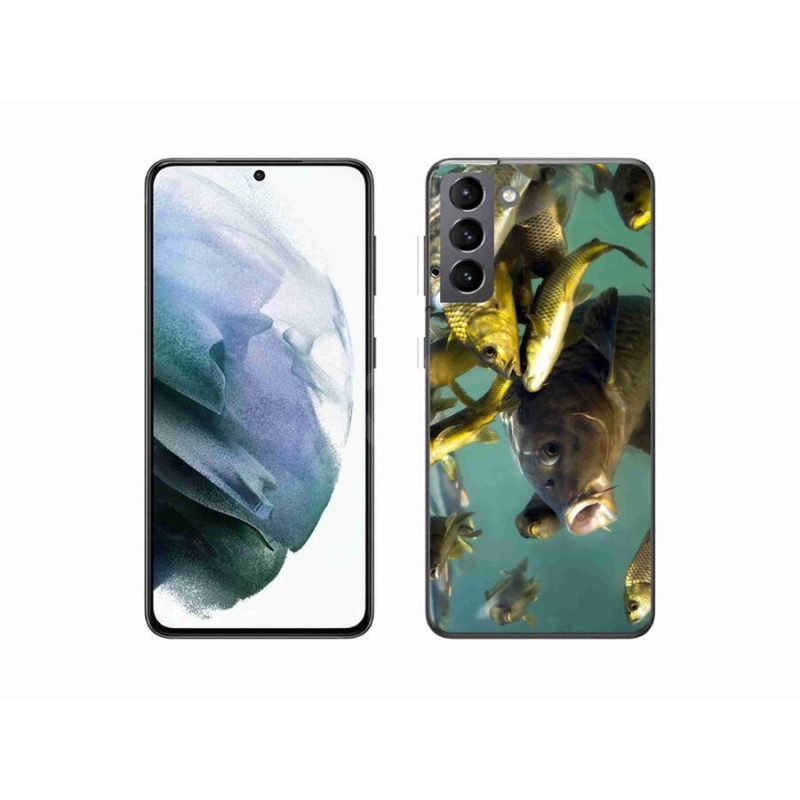 Gél tok mmCase mobiltelefonhoz Samsung Galaxy S21 - halak iskolája