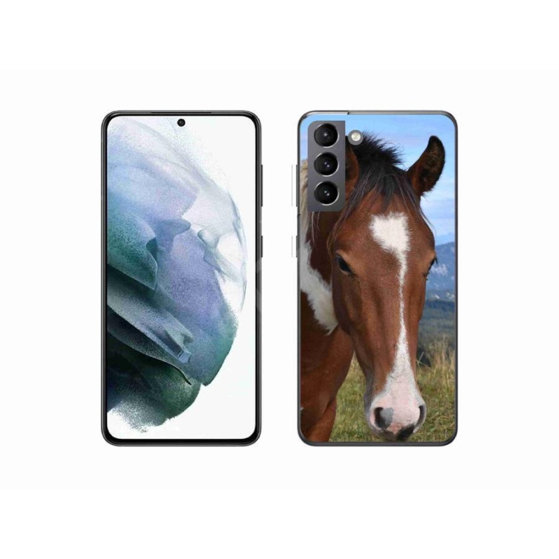 Zselés tok mmCase Samsung Galaxy S21 - barna ló