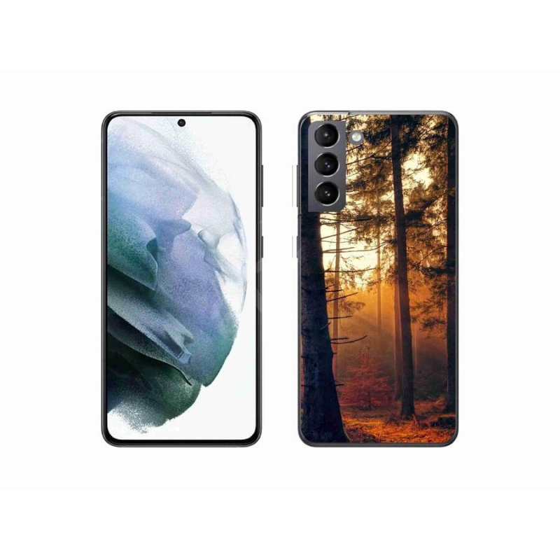 Gél tok mmCase Samsung Galaxy S21 készülékhez - erdő