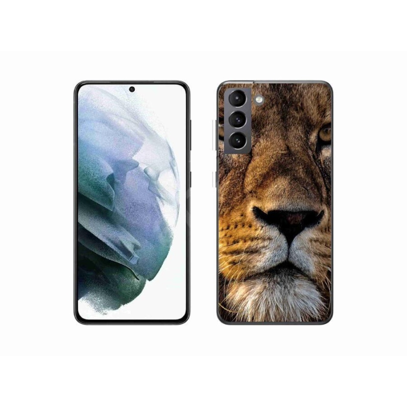 Gél tok mmCase a Samsung Galaxy S21 készülékhez - oroszlán