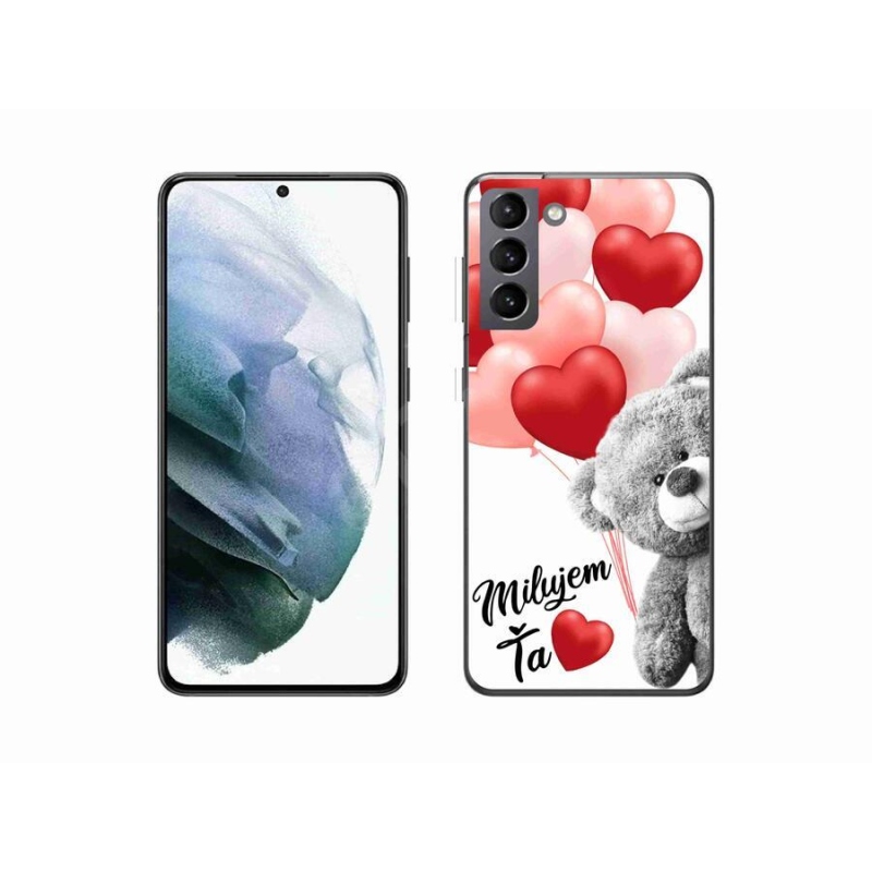 Gél tok mmCase a Samsung Galaxy S21 készülékhez - I love you en
