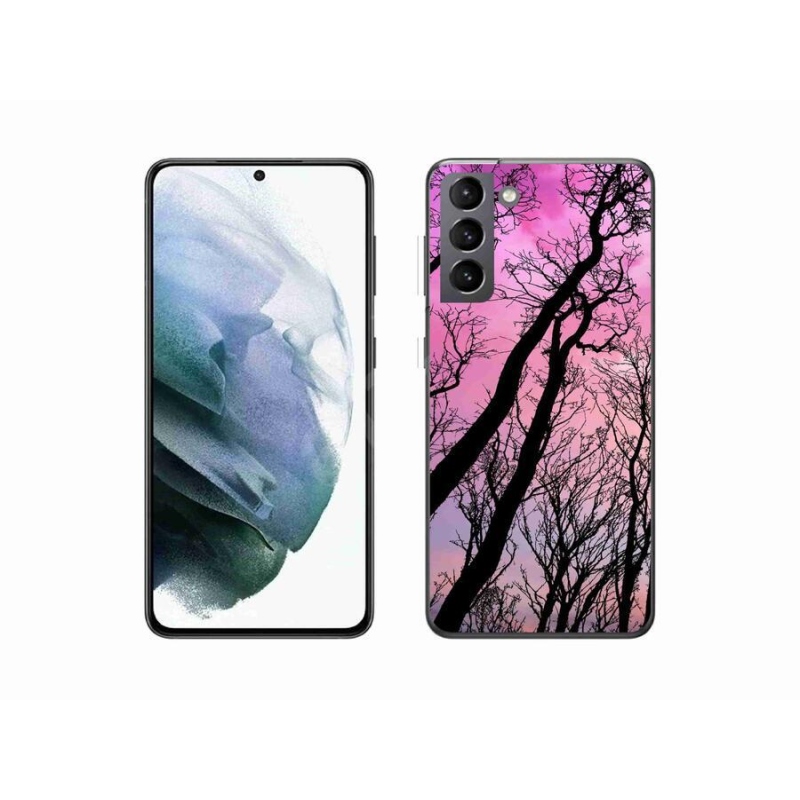 Gél tok mmCase a Samsung Galaxy S21 készülékhez - kidőlt fák