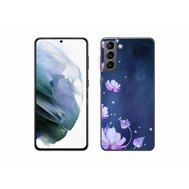 Gél tok mmCase mobiltelefonhoz Samsung Galaxy S21 - hulló virágok