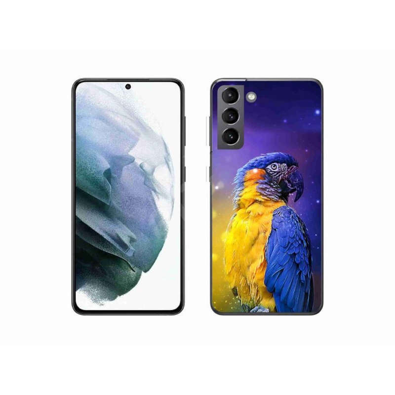 Gél tok mmCase a Samsung Galaxy S21 készülékhez - papagáj ara 1