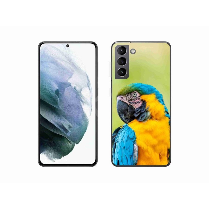 Gél tok mmCase a Samsung Galaxy S21 készülékhez - papagáj ara 2