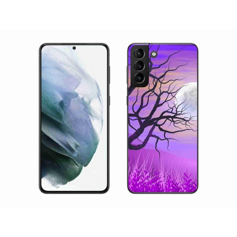 Gél tok mmCase mobiltelefonhoz Samsung Galaxy S21 Plus - karikatúra kidőlt fa