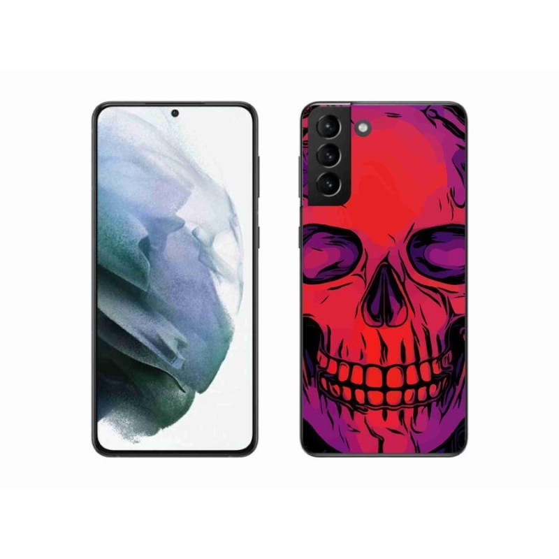 Gél tok mmCase Samsung Galaxy S21 Plus készülékhez - koponya