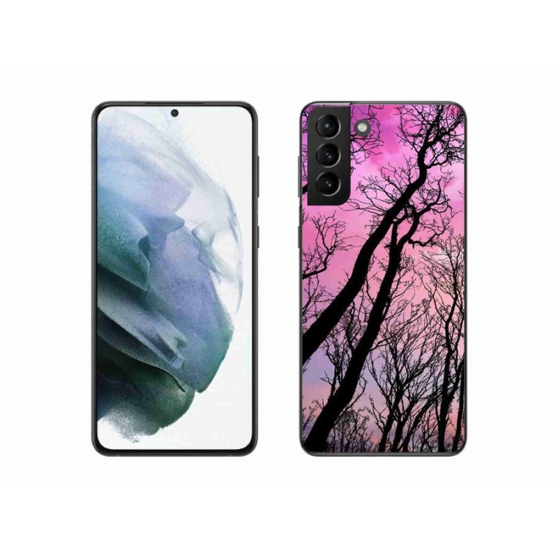 Gél tok mmCase a Samsung Galaxy S21 Plus készülékhez - kidőlt fák