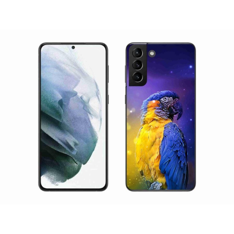 Gél tok mmCase Samsung Galaxy S21 Plus készülékhez - papagáj ara 1