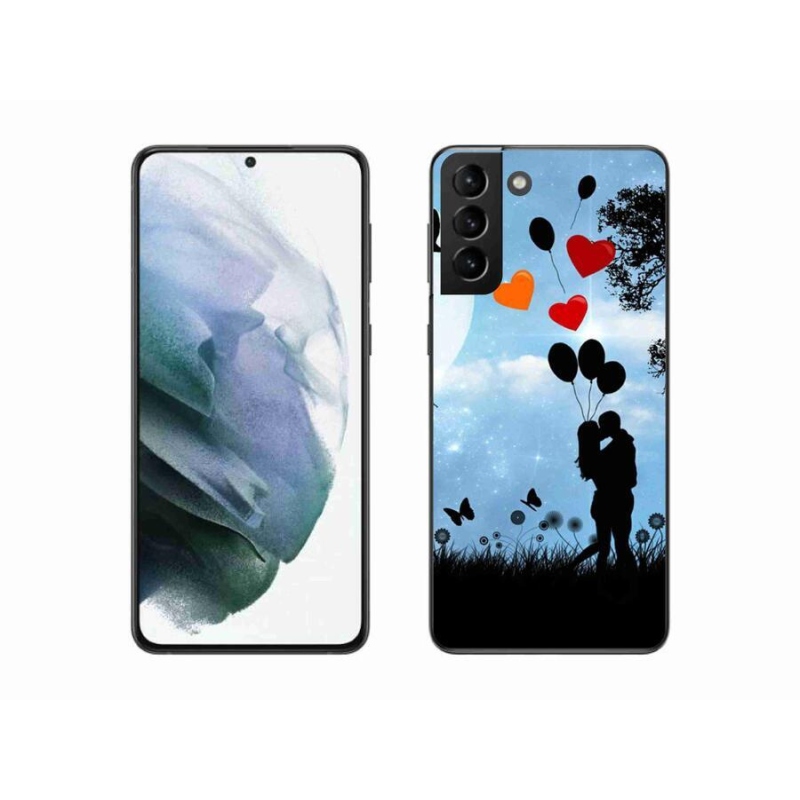 Gél tok mmCase mobiltelefonhoz Samsung Galaxy S21 Plus - szerelmes pár