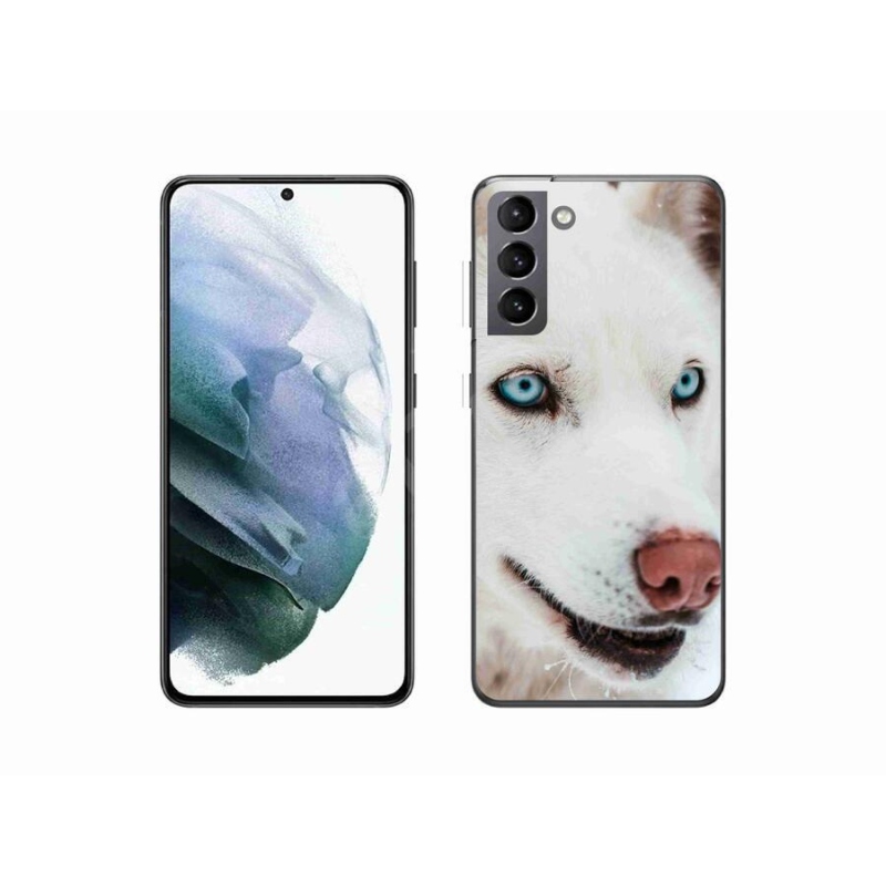 Gél tok mmCase a Samsung Galaxy S21 készülékhez - kutyaszemmel nézve